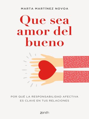 cover image of Que sea amor del bueno